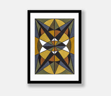 Load image into Gallery viewer, Africa Black Framed Print